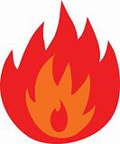 Fire flames symbol