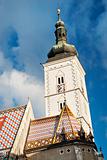 church spire in zagreb croatia