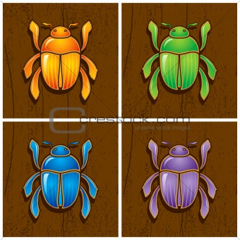  Illustrations of beetles