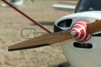 Wooden plane propeller