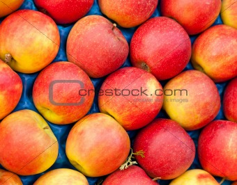 Apples on a Market Stall