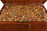 Treasure Chest of Euro Coins