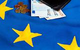 EU Flag and Money