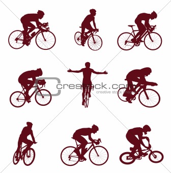 Cycling silhouettes