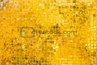 Gold wall for background