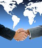 Close-up of a business people shaking hands