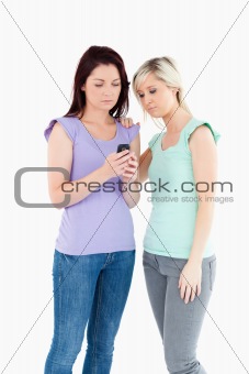 Upset Women with a phone