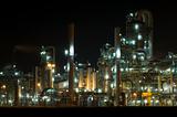 Petrochemical Industry at Night