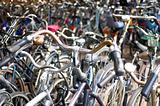 A sea of bicycles