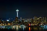 Seattle Skyline at night