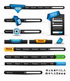 Set of modern original style search banners and web headers