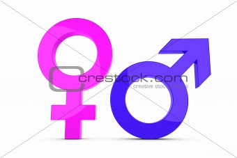 Femal and male sign