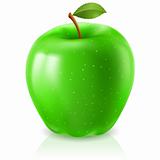Ripe green apple
