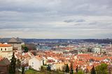 The View on the Prague's gothic Castle and Buildings