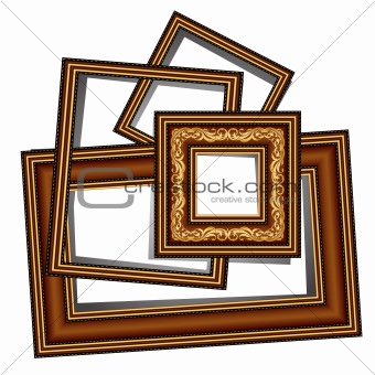 vintage baguette frames
