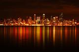 Seattle Skyline Reflected