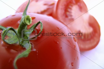 Chopped red tomatoes