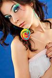 Woman lollipop