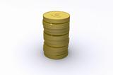 Euro Coin Stack