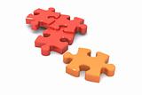 Teamwork Jigsaw Concept