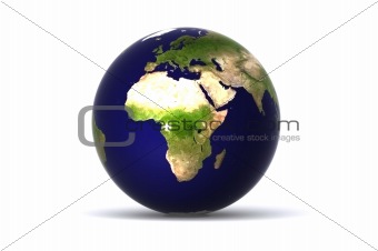Earth Globe Europe