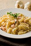 Pasta with Salmon and cream