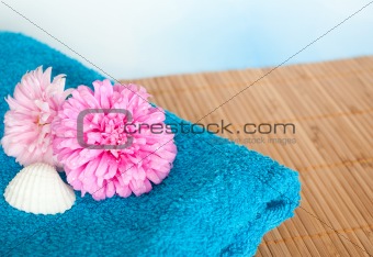 Flowers and Towel
