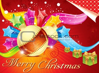 abstract colorful christmas background