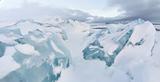 Typical Arctic winter landscape - Spitsbergen, Svalbard