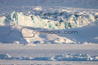 Arctic glacier landscape - Spitsbergen, Svalbard
