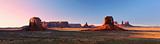 Monument Valley panorama from Artist point at sunset