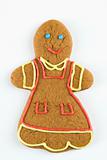 Female gingerbread cookie.