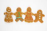 Gingerbread family.