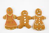 Happy gingerbread cookies.