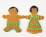 Gingerbread couple.