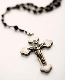 Rosary with crucifix.
