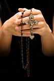 Religious rosary.