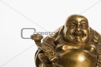 Brass Buddha.
