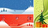Abstract Christmas backgrounds