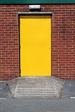Yellow Metal Door