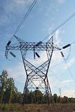 High tension power lines 