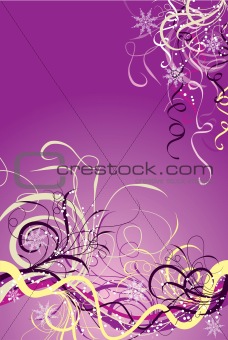 Christmas, winter background, vector