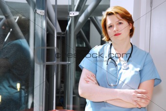 Nurse in a hospital
