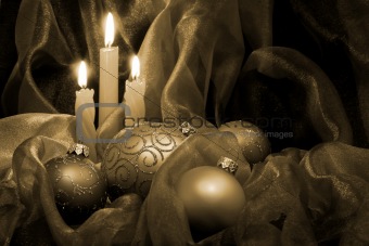 Christmas Candles & Baubles