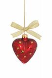 Christmas ball isolated / with clipping path / heart