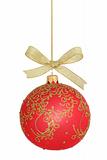 Christmas ball isolated / with clipping path