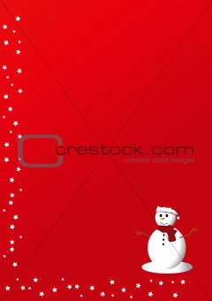 Red Christmas card