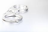 handcuffs high-key closeup