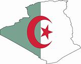 Map Algeria- Vector