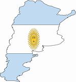 Map Argentina- Vector